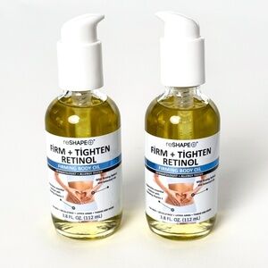 NEW (2) reSHAPE+ Firming Body Oil – Firm + Tighten with Retinol – 3.8 fl oz Each
